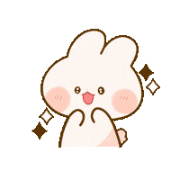 Happy うさぎ Sticker