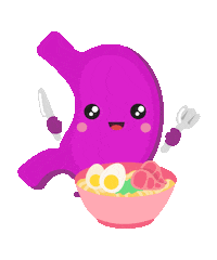 Hungry Food Sticker by nerdbugs