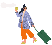 vbaudrier travel vacation free on my way Sticker
