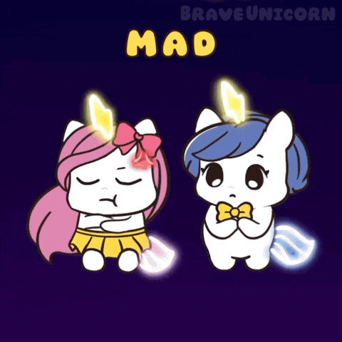Angry Period GIF by Brave Unicorn