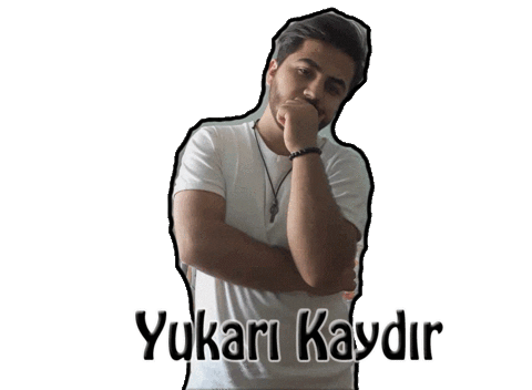 iyisor giphyupload yukarı kaydır yukarıkaydır kamil mutlu Sticker