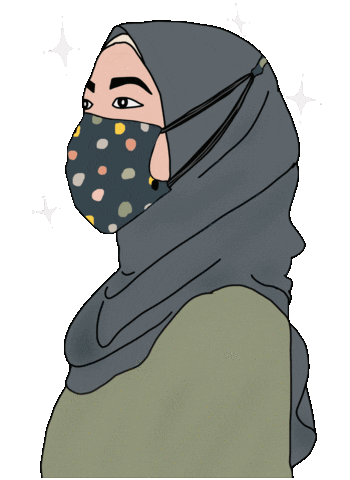 Mask Islam Sticker by Bynfitri