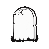 Halloween Death Sticker by DOODAD+FANDANGO