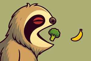 Banana Strawberry GIF by Slothana