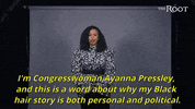 news alopecia ayanna pressley the root im congresswoman ayanna pressley GIF