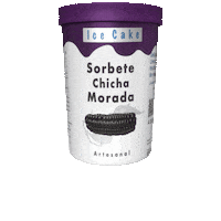 icecake sorbete de chicha morada tarrina chicha morada Sticker