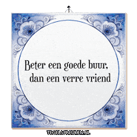 Community Wijsheid Sticker by Tegelspreuken.nl