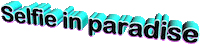 selfie paradise Sticker
