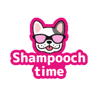 Shampooch dog dogs bath after Sticker