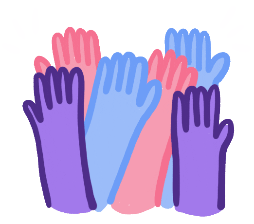 Team Love Sticker by Eledraws (Eleonore Bem)