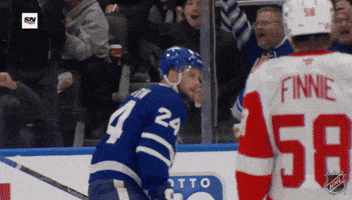Happy Toronto Maple Leafs GIF by NHL