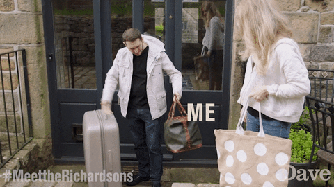 Jon Richardson Suitcase GIF