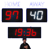 40 Away Sticker