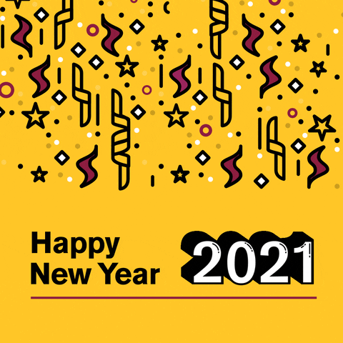 Happy New Year Sparkle GIF by Arizona State University