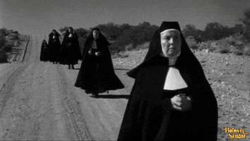 brownsugarapp holy wholesome catholic nun GIF