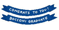 Celebrate Graduation Day Sticker by Bocconi University