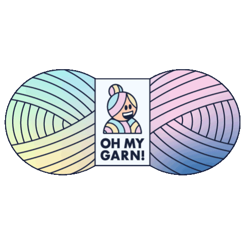 ohmygarn giphyupload knitting yarn garn Sticker