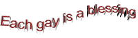 each gay is a blessing Sticker by AnimatedText