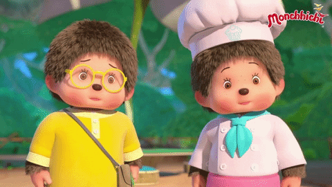 animation think GIF by Monchhichi