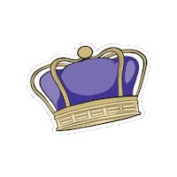 Crown Go Dukes Sticker by James Madison University