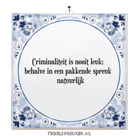 Spreuk Troost Sticker by Tegelspreuken.nl