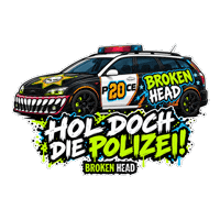 Police Alarm Sticker by Broken Head