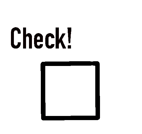 Jenn4387 blue box check check box Sticker