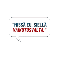 Eu Vaalit Sticker by Pohjanmaan Kokoomus