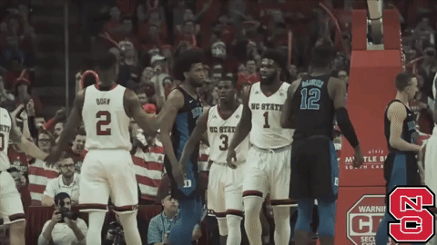 high five nc state GIF by NC State Athletics