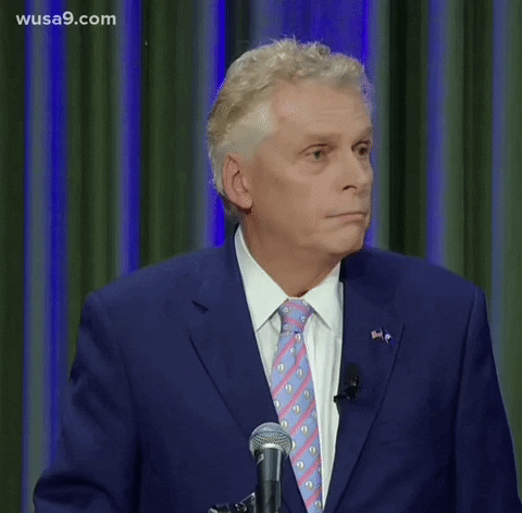 Terry Mcauliffe Nod GIF by GIPHY News