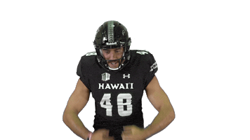 College Football Sticker by Hawaii Athletics