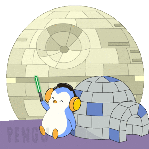 Listen Death Star GIF by Pudgy Penguins