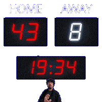 8 Away Sticker