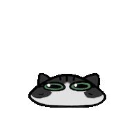 SharpTsuki happy cat jump ball Sticker