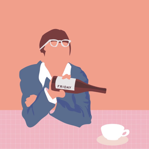 animation drinking GIF