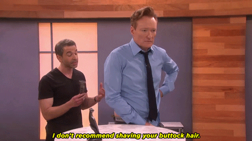 conan obrien grooming GIF by Team Coco