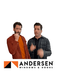 Drew And Jonathan Scott Sticker by Andersen Windows
