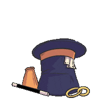Surprise Hello Sticker
