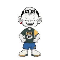 Green Bay Packers Go Pack Go Sticker by Zhot