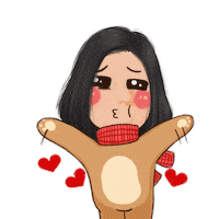 In Love Hug Sticker