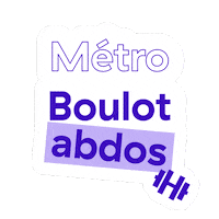 Gymlib gymlib metroboulotabdos Sticker