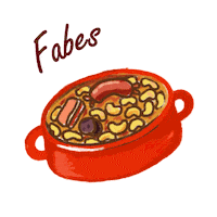 olayapedrayes comida asturias fabada fabes Sticker
