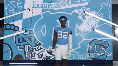 University Of North Carolina Football GIF by UNC Tar Heels