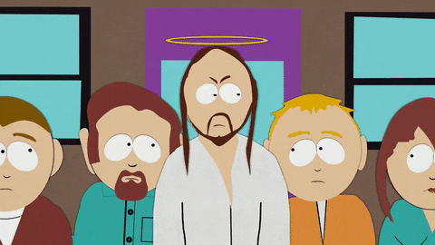 jesus staring GIF by South Park 