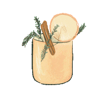 Winter Cocktail Sticker