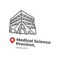 universityoftasmania tasmania utas university of tasmania utas campus Sticker