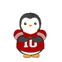 Happy College Football Sticker by Pudgy Penguins