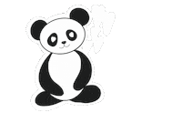 Panda Love Sticker