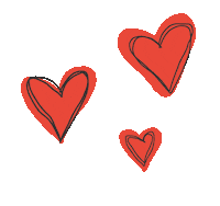 In Love Hearts Sticker by DenGodaFen