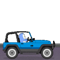 Travel Driving Sticker by Pudgy Penguins